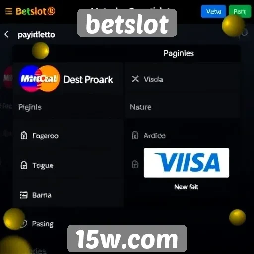 Métodos de pagamento aceitos no site betslot