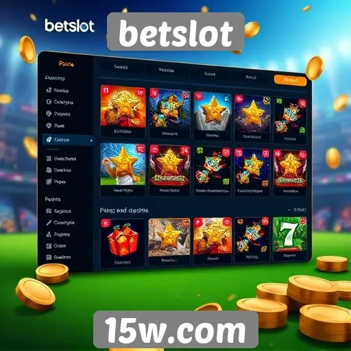 Interface do usuário do betslot e experiência de navegação